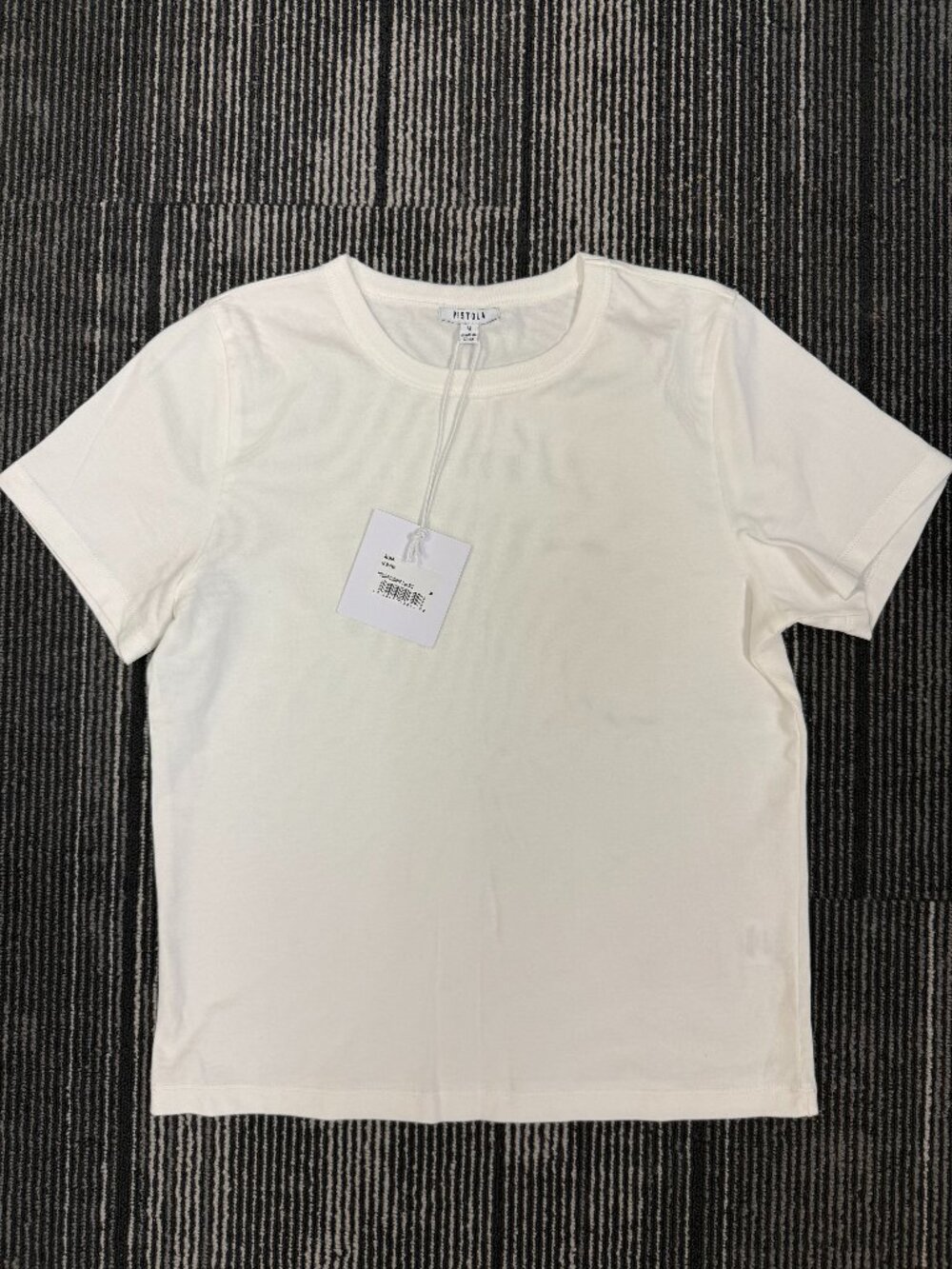 Pistola Alba Baby Tee - Le Blanc - Size M